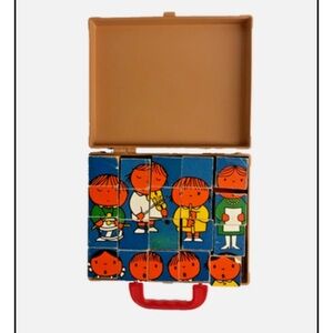 Vintage DICK BRUNA Picture Puzzle Picture Cubes Images Germany